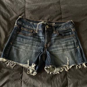 Super Stretch Shortie Jean Shorts